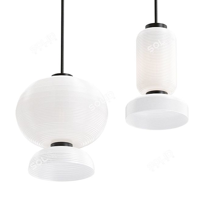 Formakami Pendant - JH3: Elegant and Modern Lighting 3D model image 1