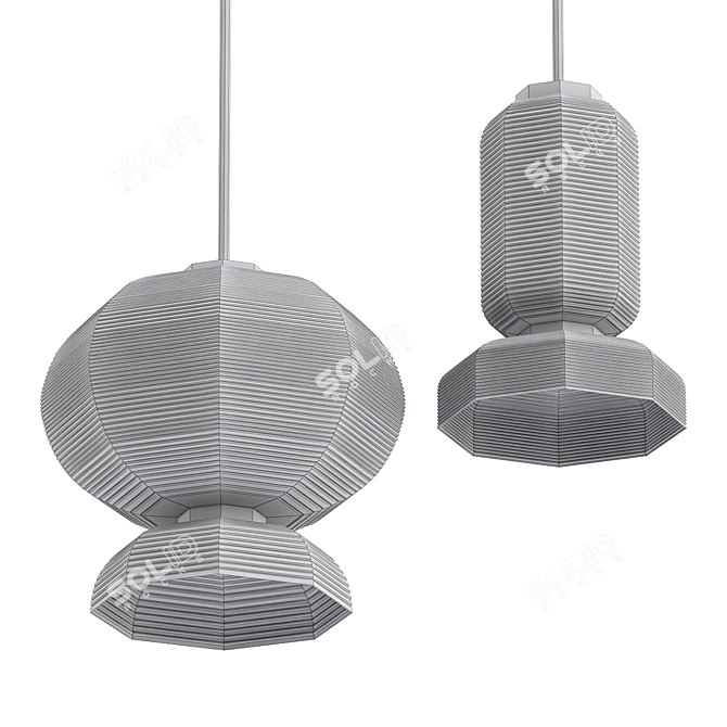 Formakami Pendant - JH3: Elegant and Modern Lighting 3D model image 2