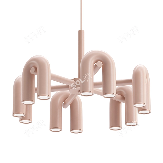 Ethereal Elegance: CIRKUS Chandelier 3D model image 1