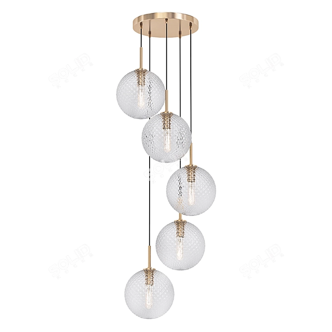 Cascade Pendant Light: FINNAR 3D model image 1