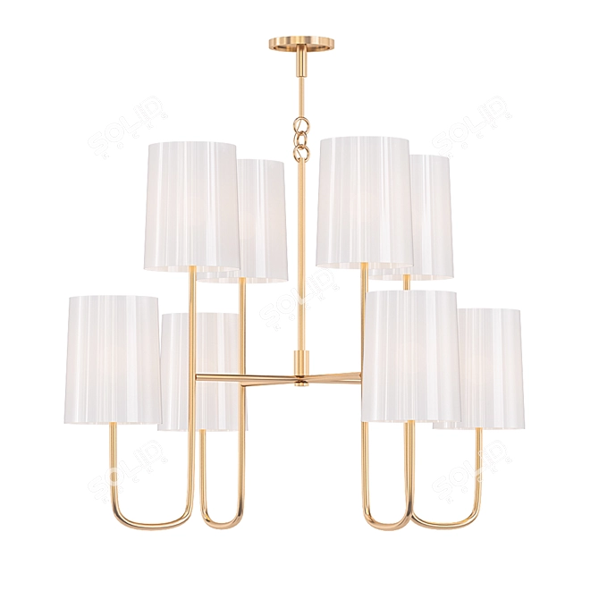 Elegant Go Lightly Chandelier 3D model image 1