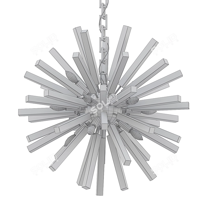 Lucent Lawrence Sputnik Chandelier 3D model image 2