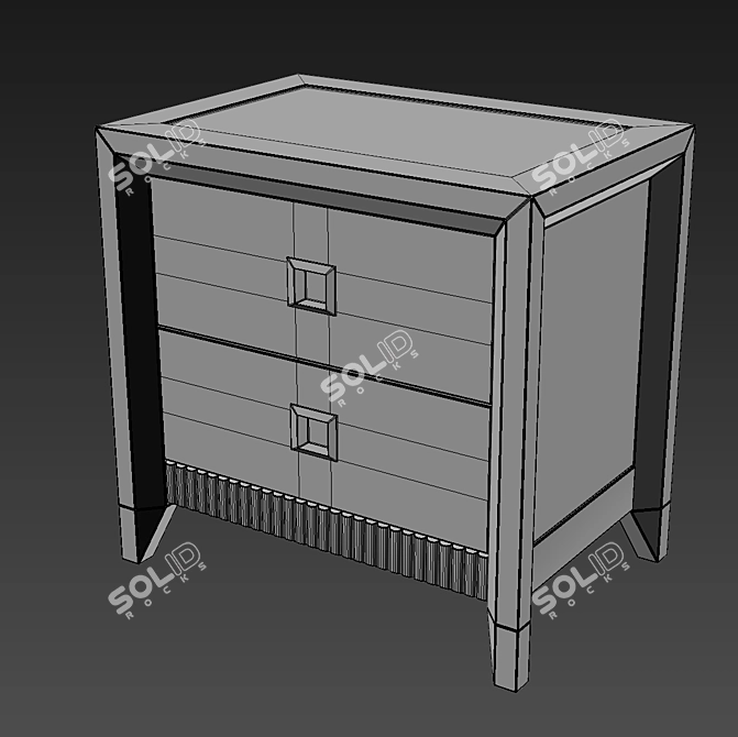 Classic Italian Cabinet - Aktual 451 3D model image 2