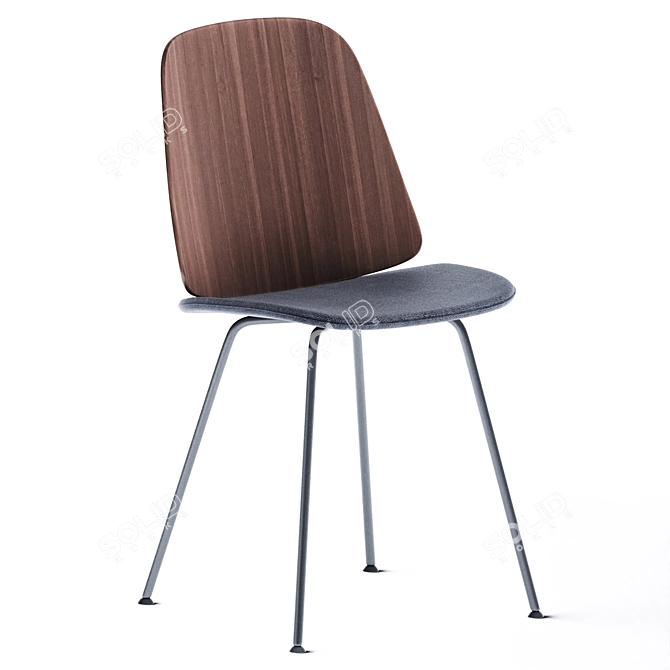 Futuristic June 2055 Chair 3D model image 1