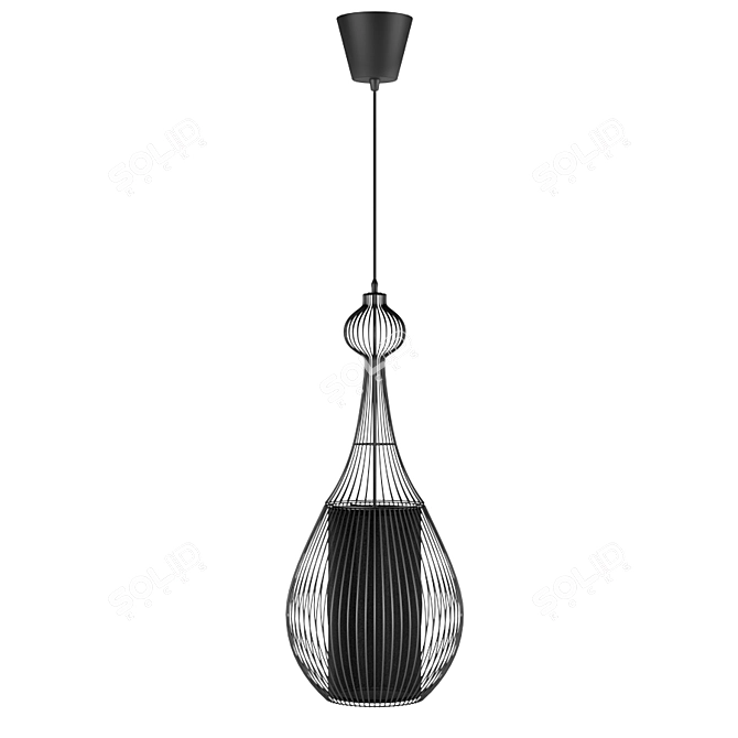 KARE Swing Iron Pendant Light 3D model image 4