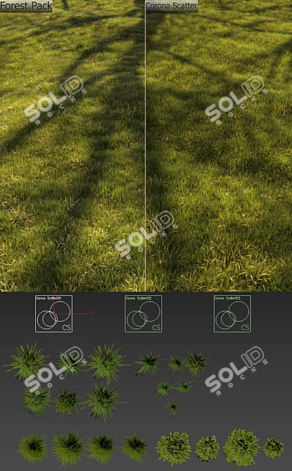 Title: Lush Grassland 3D Landscape 3D model image 5