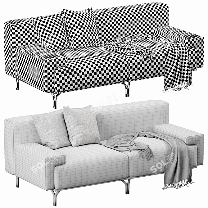 Contemporary Summit Standard Furniture 3D model image 4