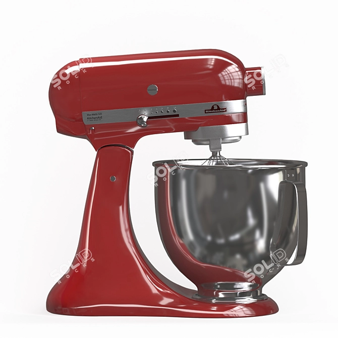 Versatile KitchenAid Mixer: Powerful, Efficient, and Stylish 3D model image 1