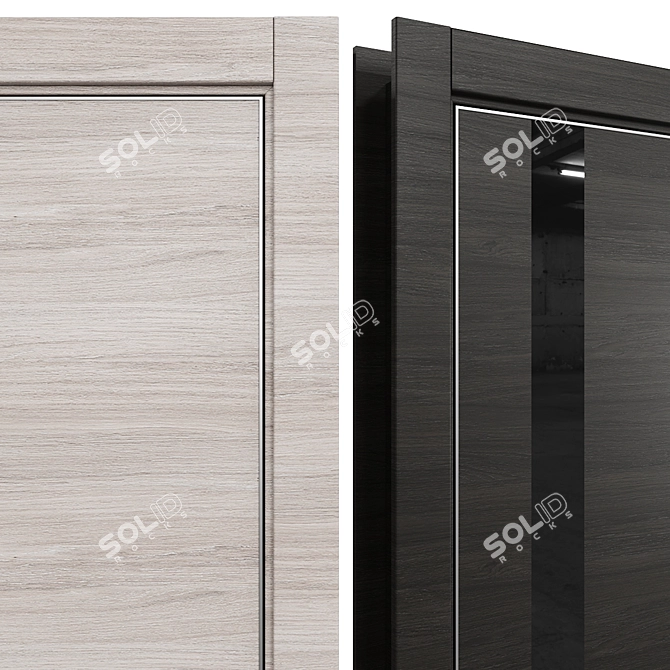 Profil Doors 6Z Interior Door 3D model image 2