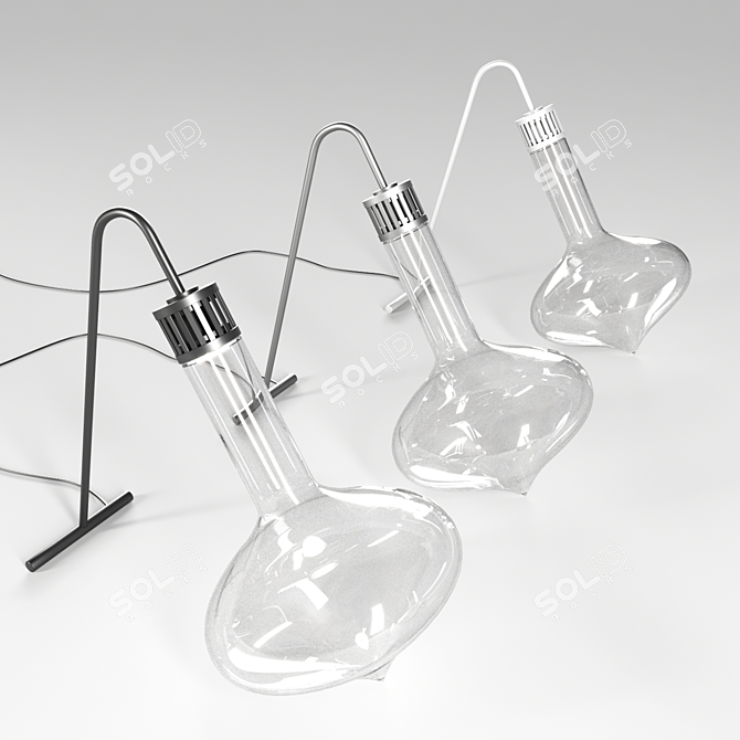 Viabizzuno Minima Table Lamp. 3D model image 5