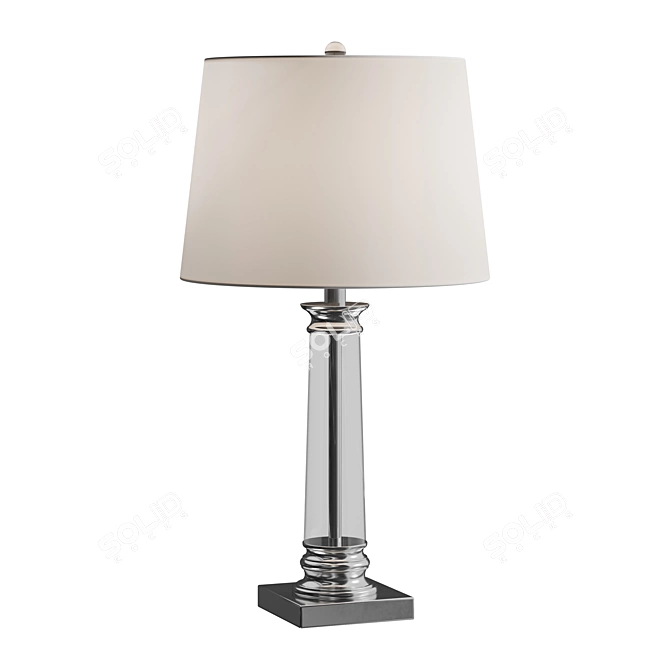 Elegant Coleford Table Lamp 3D model image 1