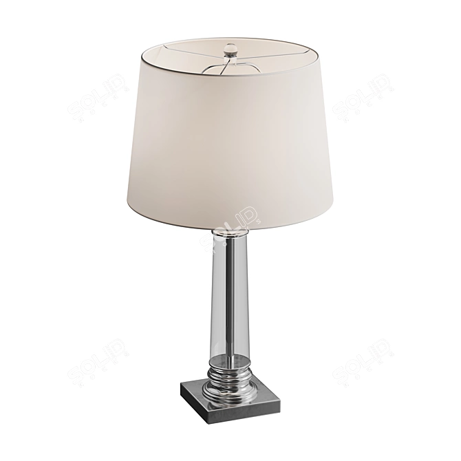 Elegant Coleford Table Lamp 3D model image 2