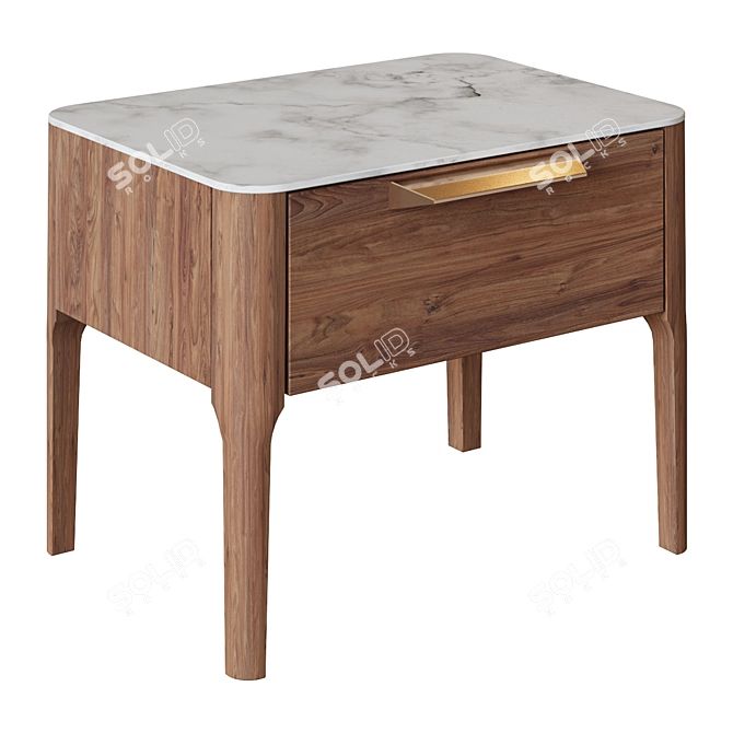 Modern Bedside Table CP1806-H 3D model image 1