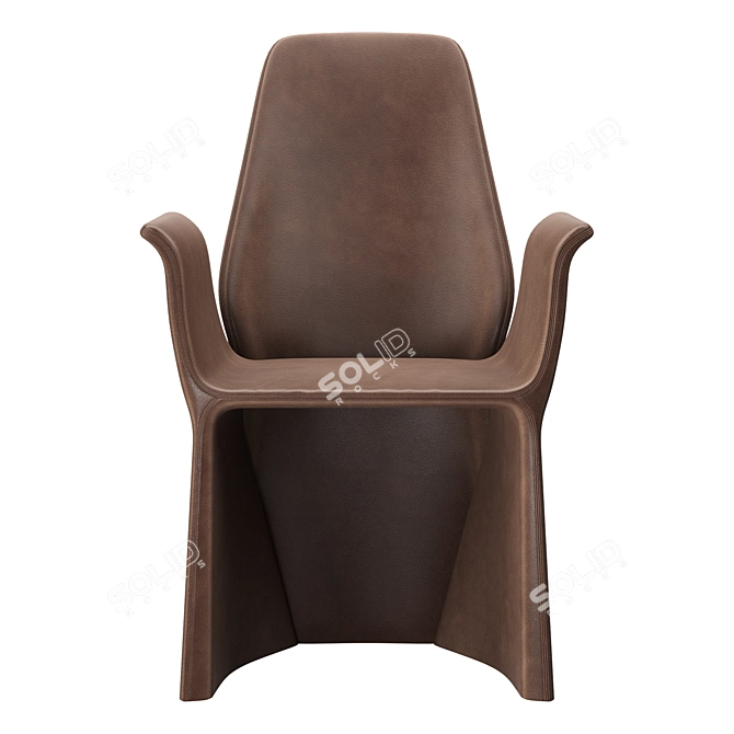 Elegant Draenert Grace Chair 3D model image 2