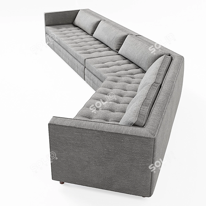 Harvey Probber Sectional Sofa: Modern Elegance for Your Home 3D model image 3