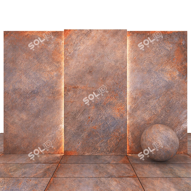 Mystic Alchemy Stone: Textured Slabs and Tiles 3D model image 2