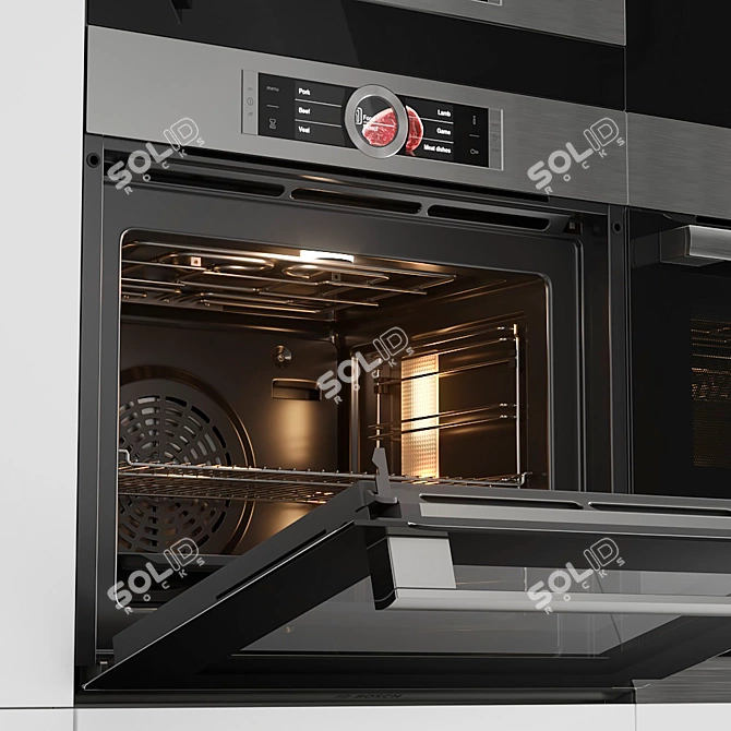 Bosch Serie 8: Perfectly Designed Built-in Appliances 3D model image 3