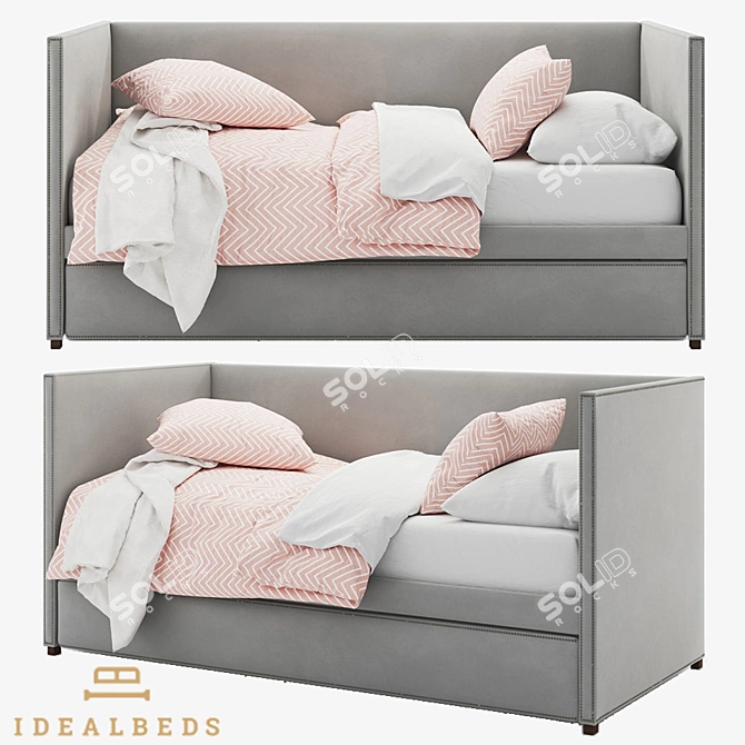 Thalia Daybed: Stylish and Comfortable 3D model image 2