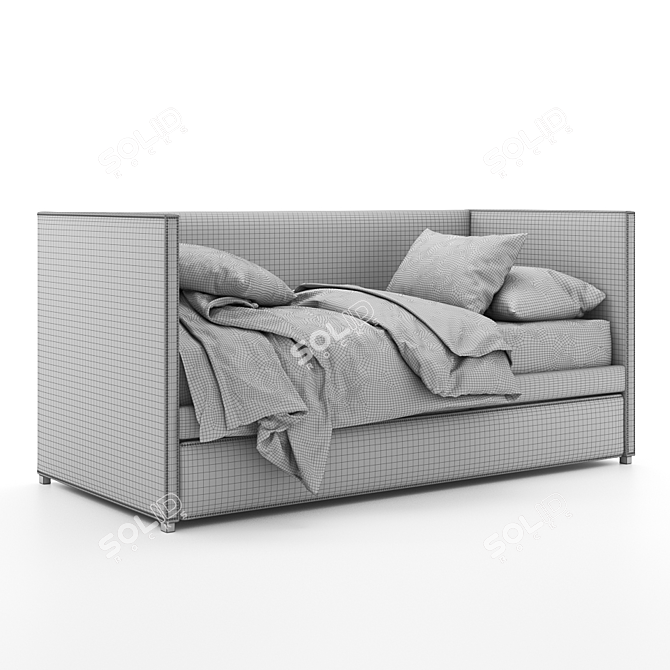 Thalia Daybed: Stylish and Comfortable 3D model image 4