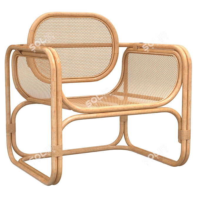  Elegant Isili Armchair - Ref. 26575 3D model image 1