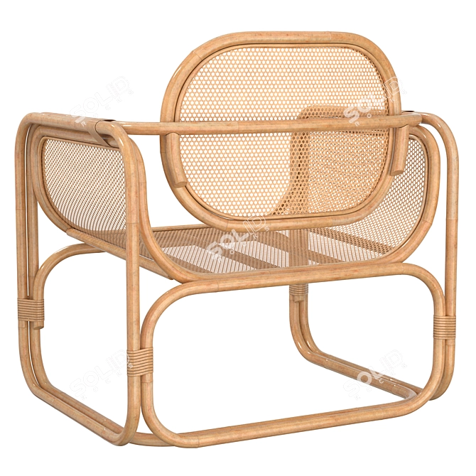  Elegant Isili Armchair - Ref. 26575 3D model image 2