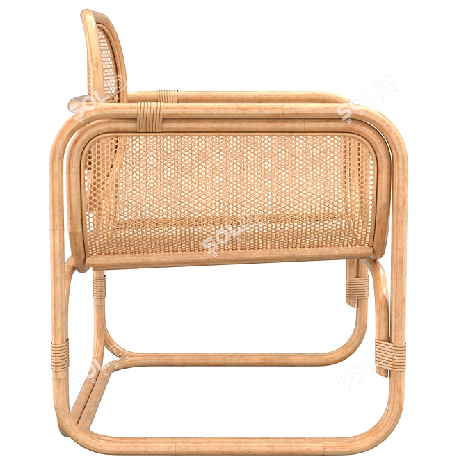  Elegant Isili Armchair - Ref. 26575 3D model image 3