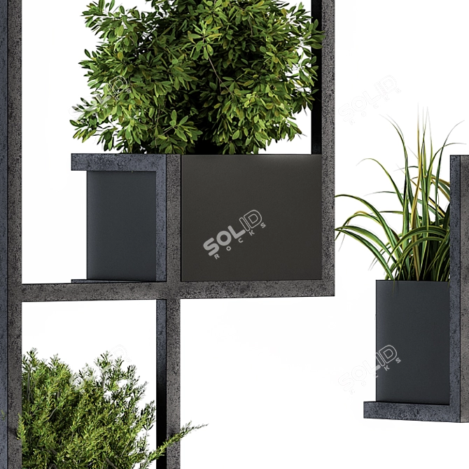  Wall-mounted Plant Box: Enhance Your Indoor Space 3D model image 3