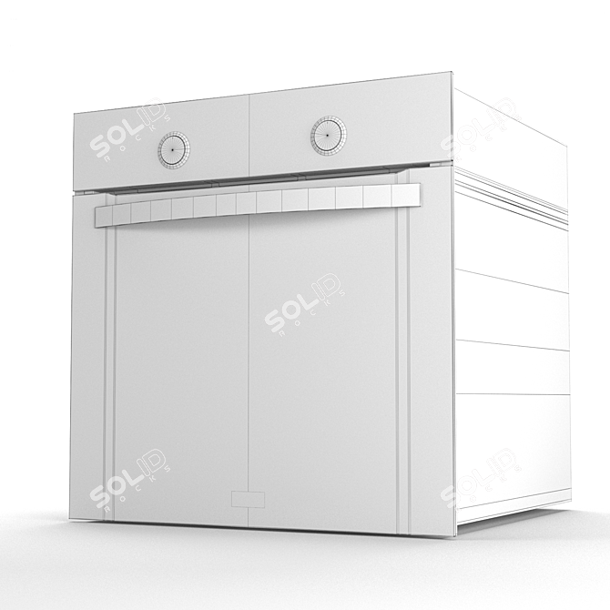 LG LB645E329T1 Built-In Oven - Sleek and Efficient 3D model image 3