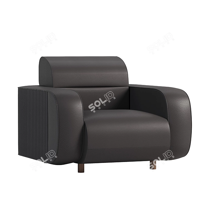 Modern Millie Chair - Stylish and Comfortable 3D model image 2