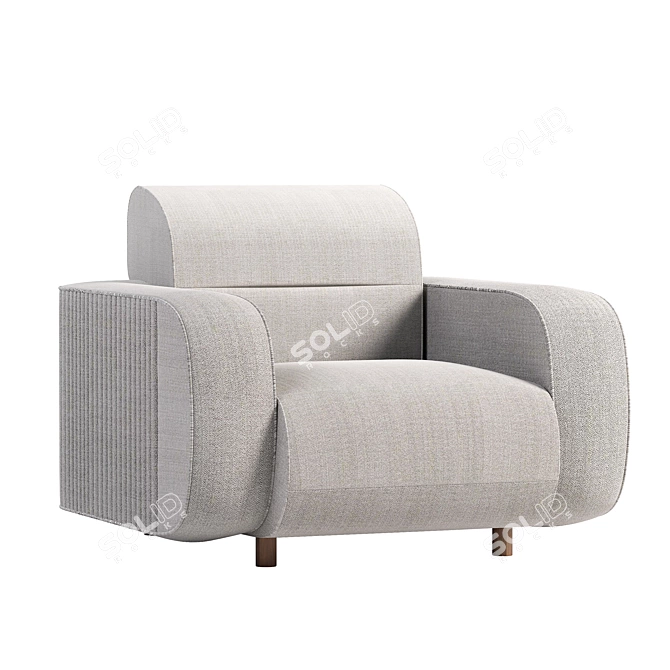 Modern Millie Chair - Stylish and Comfortable 3D model image 3