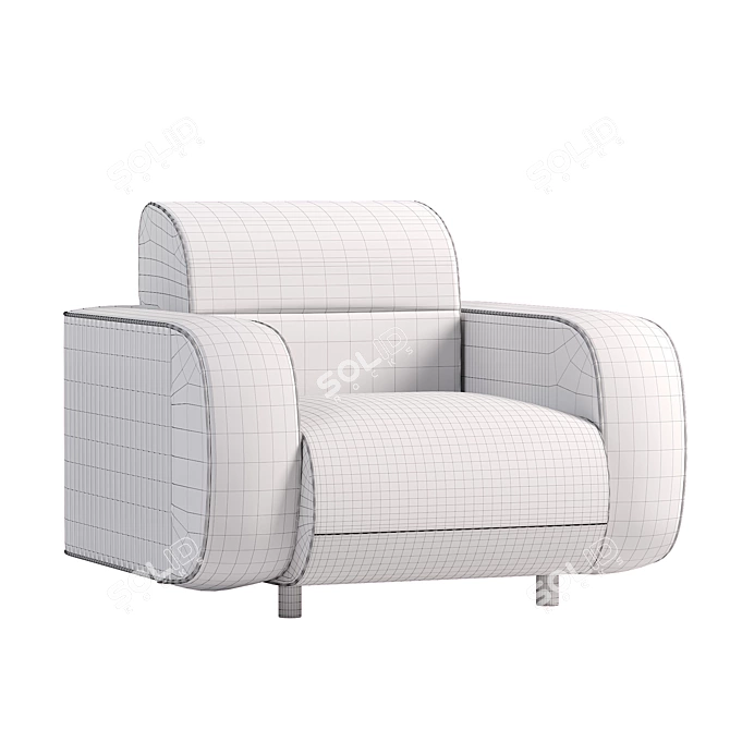 Modern Millie Chair - Stylish and Comfortable 3D model image 4