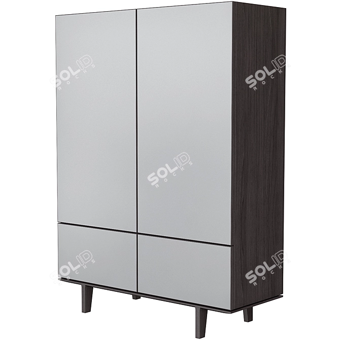 Poliform Hotel Sideboard: Elegant Storage Solution 3D model image 2