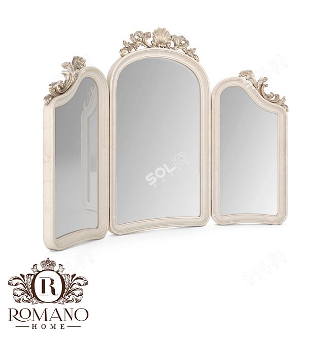Handcrafted Josephine Table Mirror 3D model image 1