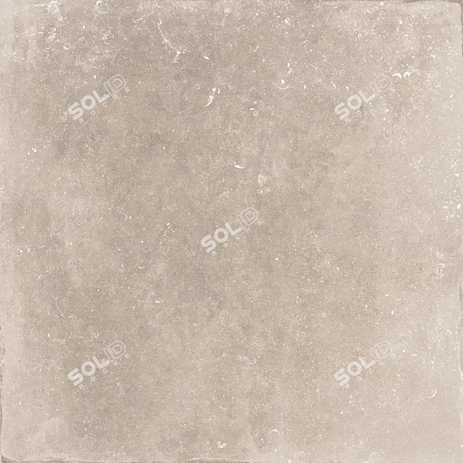 Flaviker Nordik Stone Sand - 120x120: Elegant Multi-Texture Floor 3D model image 5