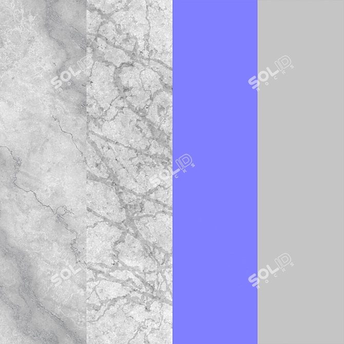 Premium White Calacatta Marble Texture 3D model image 3