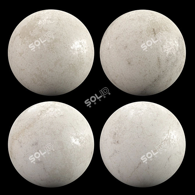 Botticino Italian Marble: Premium Texture 3D model image 2