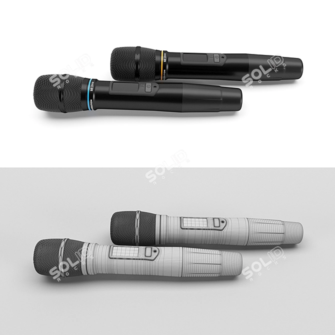 Studio Evolution Wireless Microphones 3D model image 1