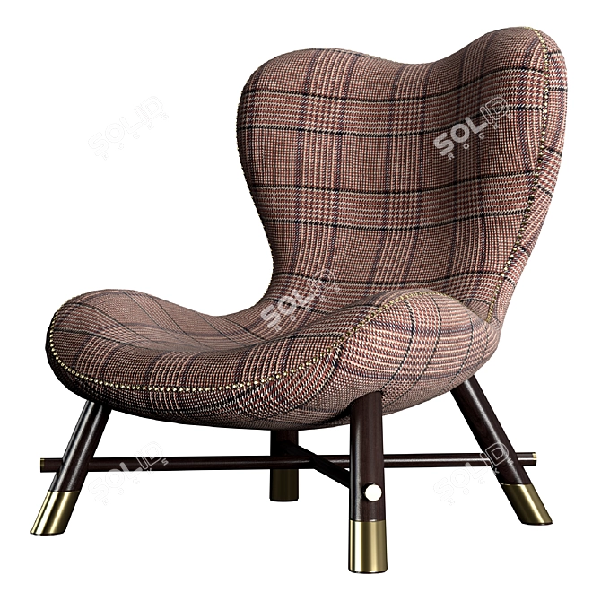 Luxury Armchair: Etro Kush 3D model image 1