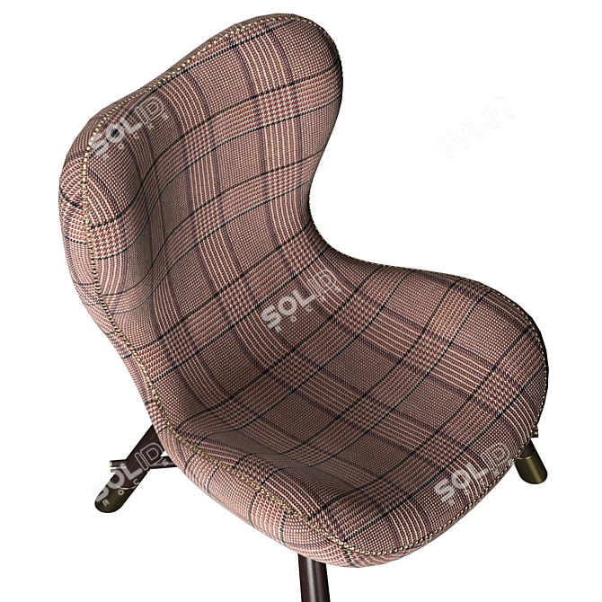 Luxury Armchair: Etro Kush 3D model image 4