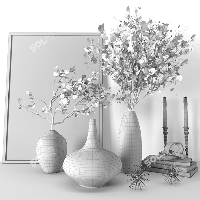 Indoor Plant Collection: 12 Varieties 3D model image 5