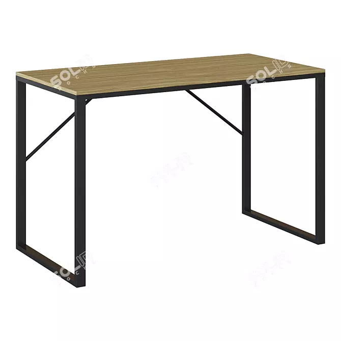 Sleek Talbot Desk 120x60 3D model image 1