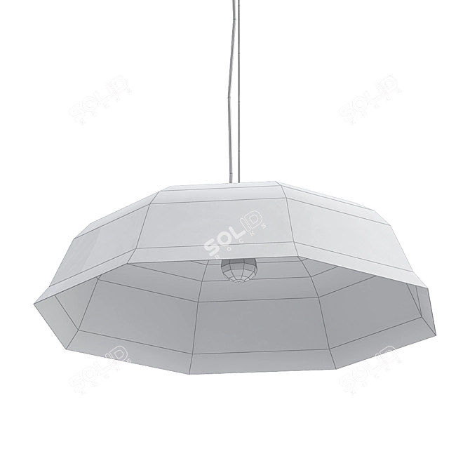 Sleek Glass Cloche Display 3D model image 2