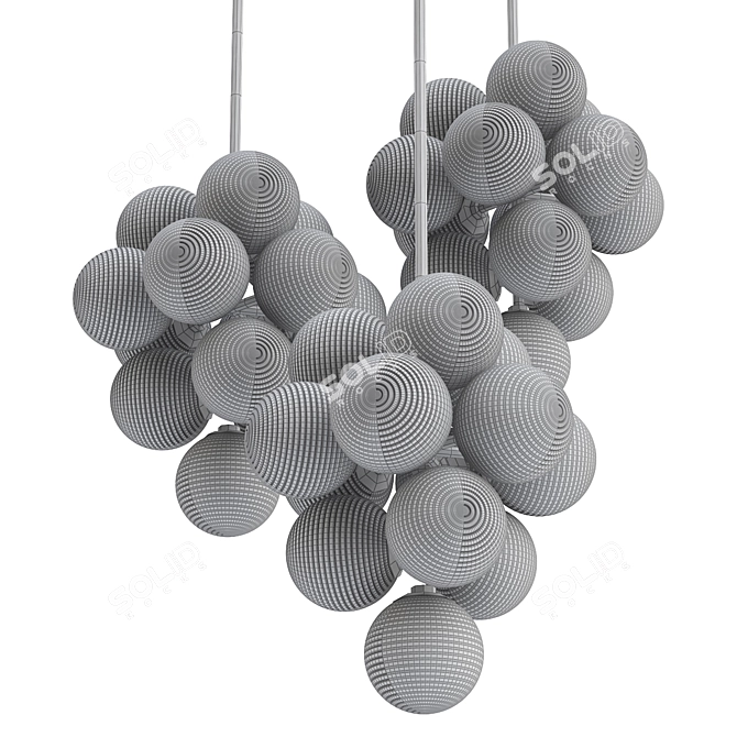 Gorgeous Grape Pendant 3D model image 2