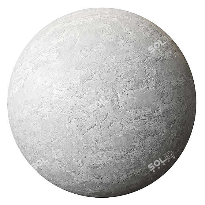 Elegant Plaster Texture #42 3D model image 2