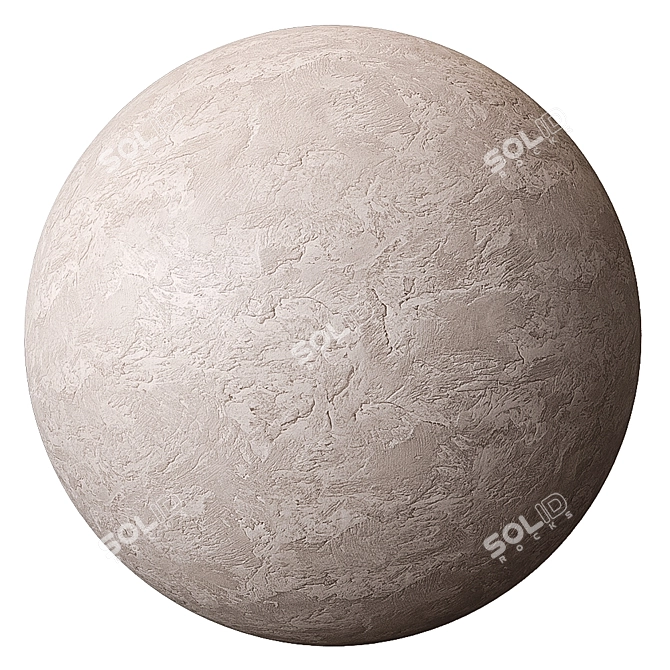 Elegant Plaster Texture #42 3D model image 3