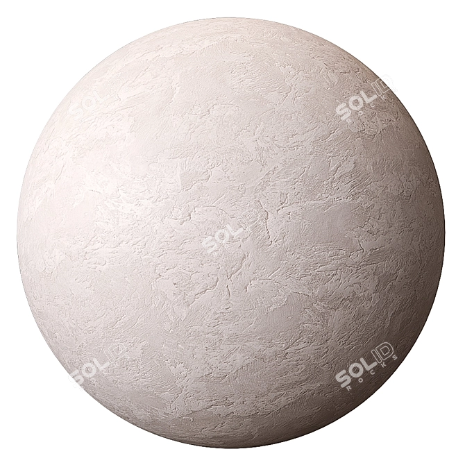 Elegant Plaster Texture #42 3D model image 4