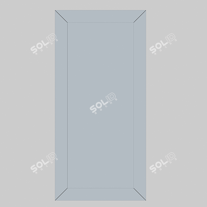 Title: Ethnic Baguette Floor Mirror 3D model image 5