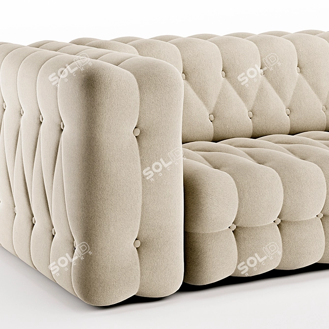 Elegant Modern D Sofa 3D model image 2