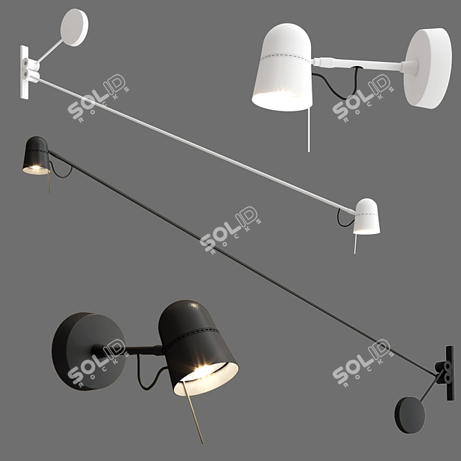 Smart Balance Wall Lamp Collection 3D model image 1