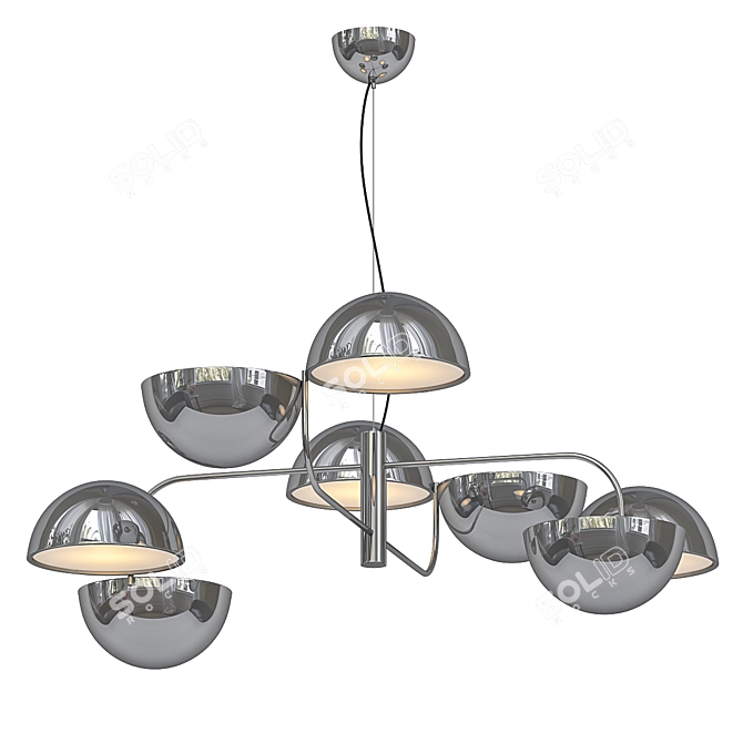 Elegant Suspension Light | Elisabeth 3D model image 1